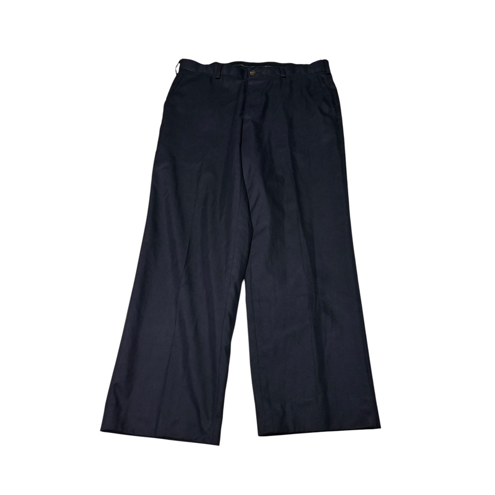 Brooks Brothers St Andrews Links Navy Blue Dress Pants Men W35 L27 Golf Trousers